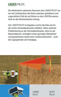 Werbetext und Grafik für LASER PILOT Sensorik