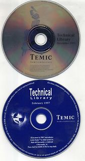 Zwei CD-ROMs der TEMIC Technical Library