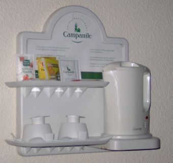 Kaffee- und Tee-Station in einem Hotel