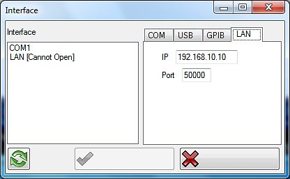 Software-Interface für Kommunikationsschnittstellen