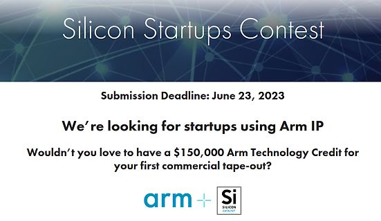 Werbebanner für Silicon Startups Contest