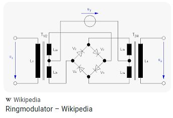 Schaltplan eines Ringmodulators
