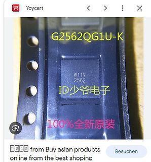 EPROM-Chip G2562QG1U-K auf Träger