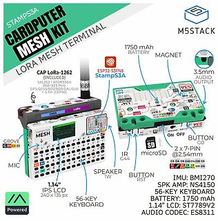 Produktfoto M5Stack Cardputer LoRa Mesh Kit