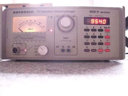 Kathrein TV-Satelliten Meßempfänger MSK 11