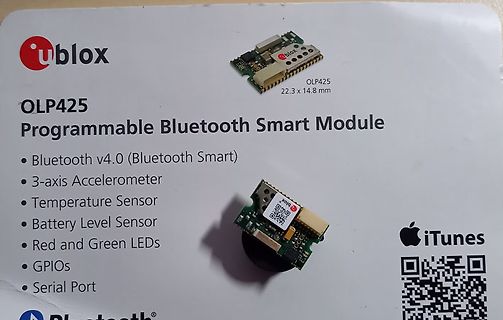 Produktblatt u-blox OLP425 Bluetooth Modul