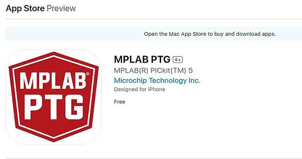 App Store Vorschau für MPLAB PTG App