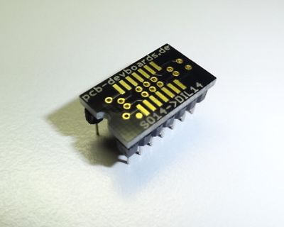 PCB-Adapter für DIL14 Gehäuse