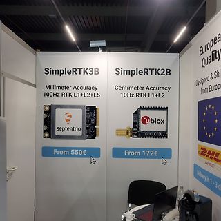 Werbeplakat für SimpleRTK3B und SimpleRTK2B Module