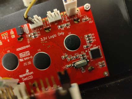 SparkFun Serial LCD Leiterplatte