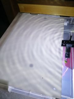 Lichtmuster auf einer Oberfläche