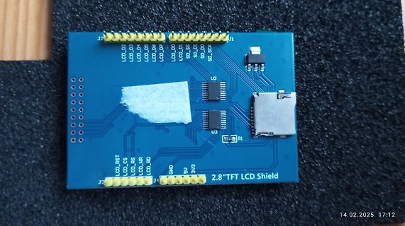 2.8 Zoll TFT LCD Shield Leiterplatte