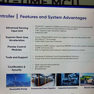 Präsentation von Mikrocontroller-Features und Systemvorteilen