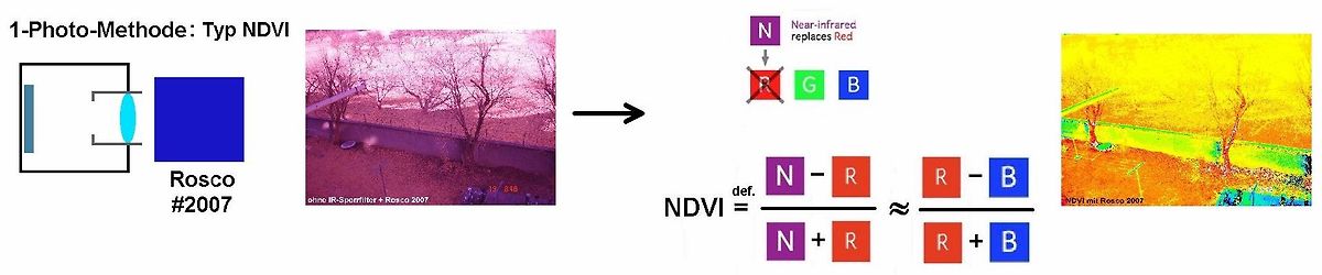 Erklärung der NDVI Berechnungsmethode