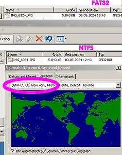 Vergleich von FAT32 und NTFS Dateisystemen