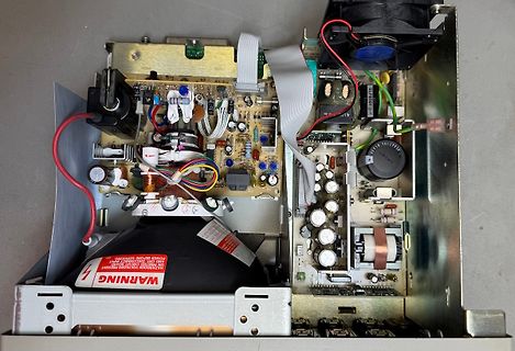 Innenansicht eines Schaltnetzteils