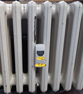 Thermostat an einem Heizkörper