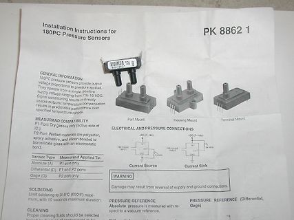 Installationsanleitung für 180PC Drucksensoren