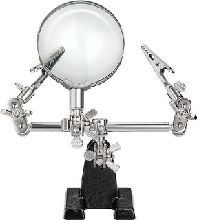 Lupenhalter mit Klemmen
