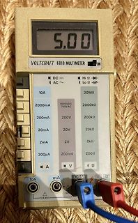 Voltcraft 6010 Multimeter mit Messspitzen