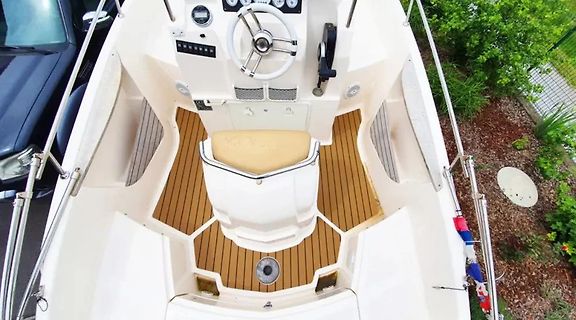 Innenansicht eines Bootes