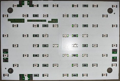 LED-Leiterplatte mit SMD-Bauteilen