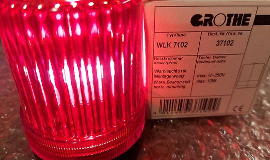 Grothe Warnleuchte rot