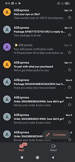 AliExpress Benachrichtigungen in einer App