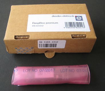 Verpackung eines RaspBee premium Moduls
