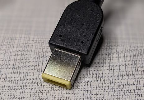 USB-Stecker eines Kabels