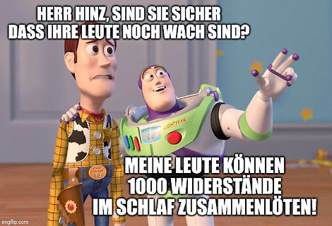 Toy Story Meme auf Deutsch
