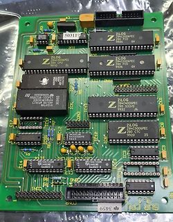 Leiterplatte mit Zilog Z80 Komponenten