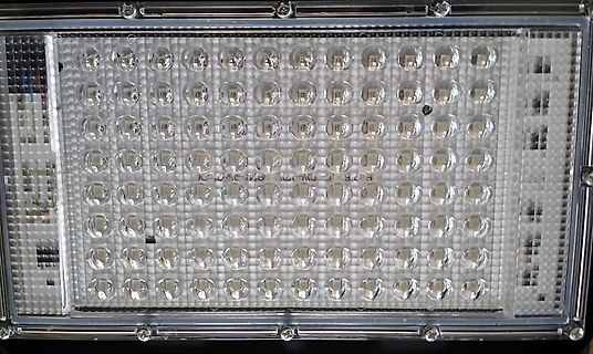 Nahaufnahme einer LED-Matrix