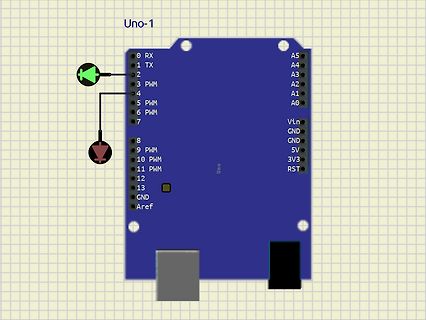 Grafische Darstellung eines Arduino Uno Boards
