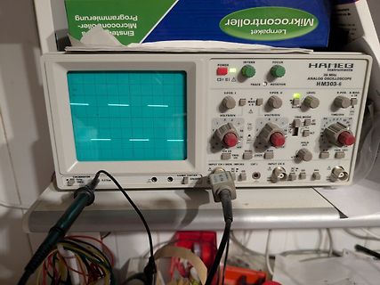 Hameg HM303-6 Analog-Oszilloskop mit Tastköpfen