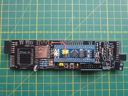 DFPlayer Mini Modul auf Leiterplatte