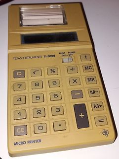 Texas Instruments TI-5008 Taschenrechner mit Mikro-Drucker