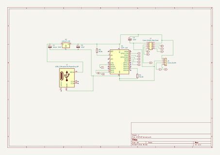 Schaltplan eines ESP-12E Mikrocontrollers