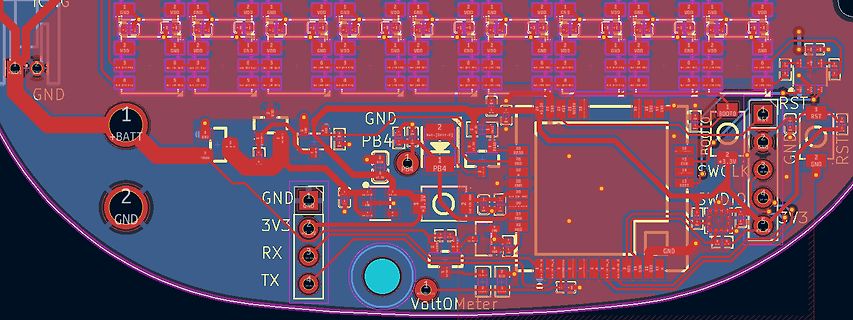PCB-Layout einer Leiterplatte