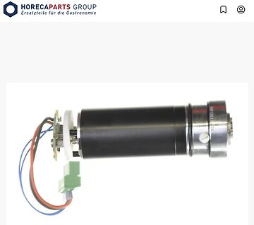 Elektromotor mit Kabeln und Anschlussstecker