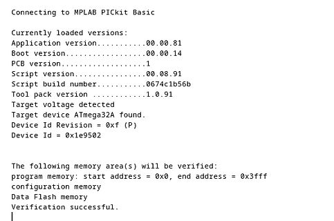 MPLAB PICkit Basic Verbindungsprotokoll