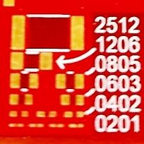 Übersicht verschiedener SMD-Bauformen
