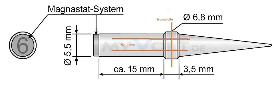 Technische Zeichnung eines Magnastat-Systems