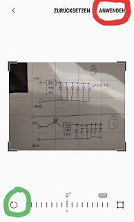 Handgezeichnete Schaltpläne von LED-Schaltungen