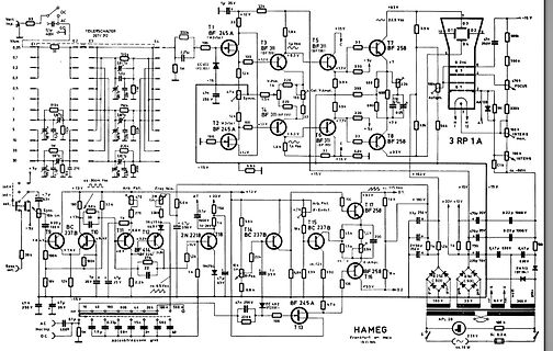 Schaltplan eines elektronischen Geräts