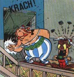 Comic-Zeichnung eines Mannes