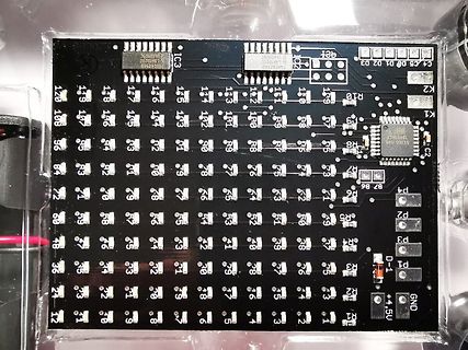Bestückungsdruck einer Leiterplatte mit LED-Matrix