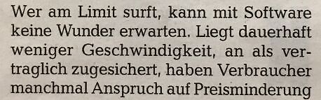Textausschnitt aus einem Artikel