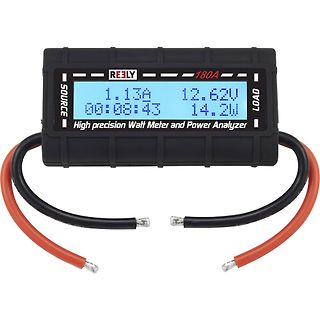 Wattmeter und Leistungsanalysator mit Display