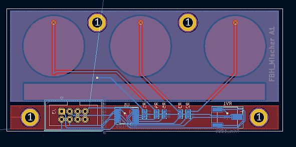 PCB-Layout einer Leiterplatte